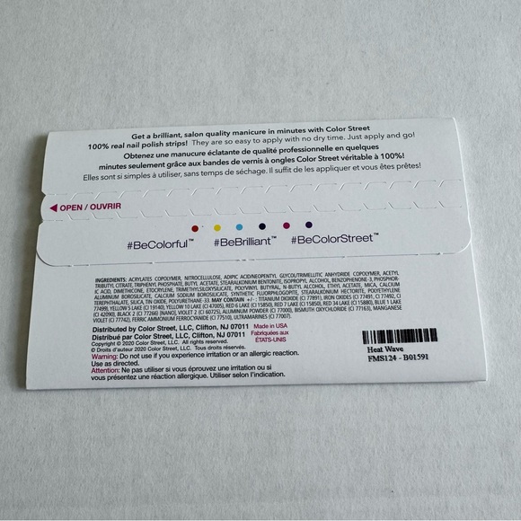 Color Street: Heat Wave | Orange Red Gold Summer Beach Shimmer Bright Tropical - Picture 4 of 16